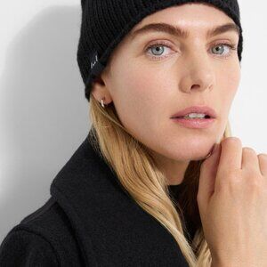 Marcella NYC Black Knit Beanie Hat